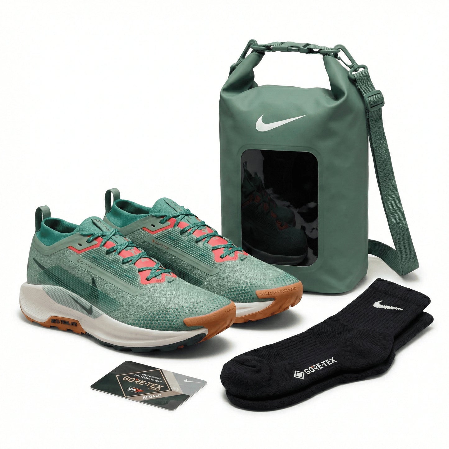 TENIS NIKE PEGASUS 5 GORE-TEX™ 100% IMPERMEABLES UNISEX + PACK IMPERMEABLE